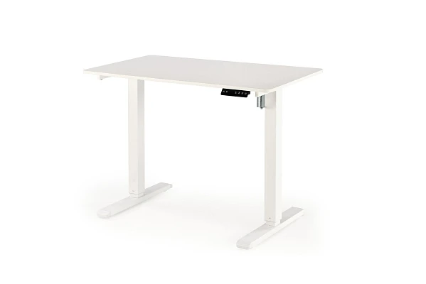 Výškově nastavitelný psací stůl B53 105 × 56 cm bílý