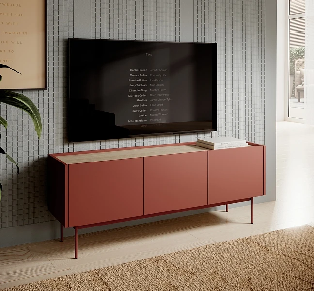 TV stolík COLOR RTV – červený