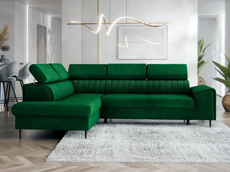 Rohová sedacia súprava KADURIN F – Magic Velvet 2225