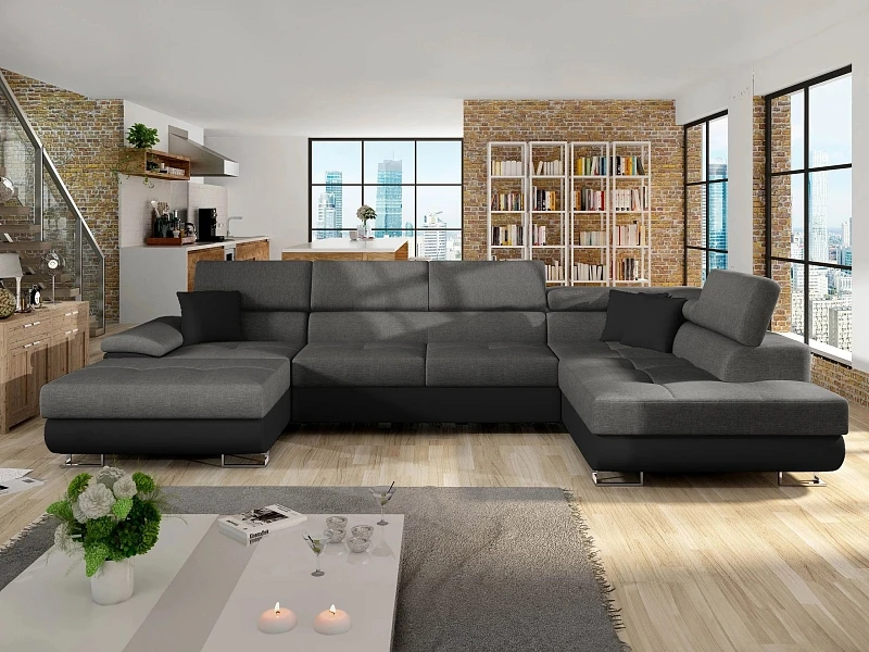 Rohová sedačka COTERE BIS - Soft 011 + Lux 06 + Soft 011