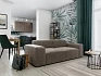 Dvojmiestna nerozkladacia pohovka ZEUS 2 s podrúčkami
