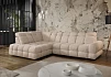 Rohová sedacia súprava TOLLO L s elektrickým výsuvom a úložným priestorom