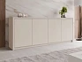 Komoda SOLID 4D - Pieskovo béžová
