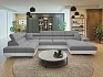 Sedací souprava do U TOREZIO BIS s rozkladem na spaní a úložným prostorem - Soft 017 + Lux 05