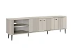 TV stolek Vesper 3D 187 cm  - Kašmír / černé nožky