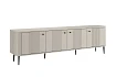 TV stolek Vesper 4D 187 cm  - Kašmírová / černé nožky