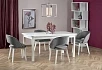 Rozkladací jedálenský stôl FLORIAN pre 8 osôb, dub - Biela